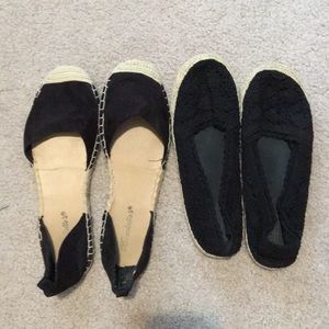3/$15 Woven Black Shoe Bundle